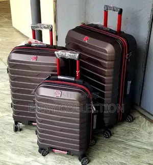 Set of 3 Rubber Luggage Box