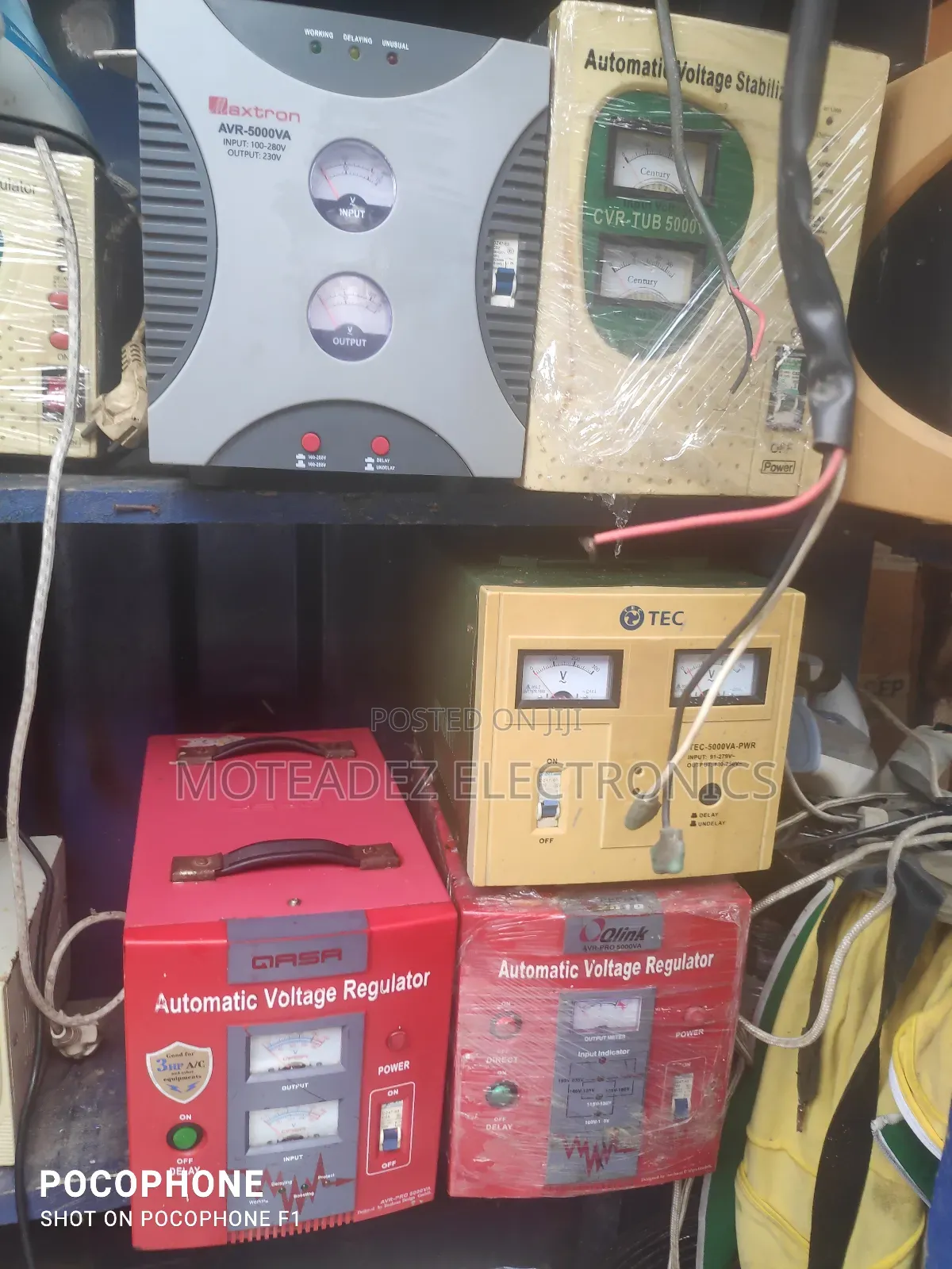Foreign Used 5000w Copper Coil Stabilizer/Voltage Regulator