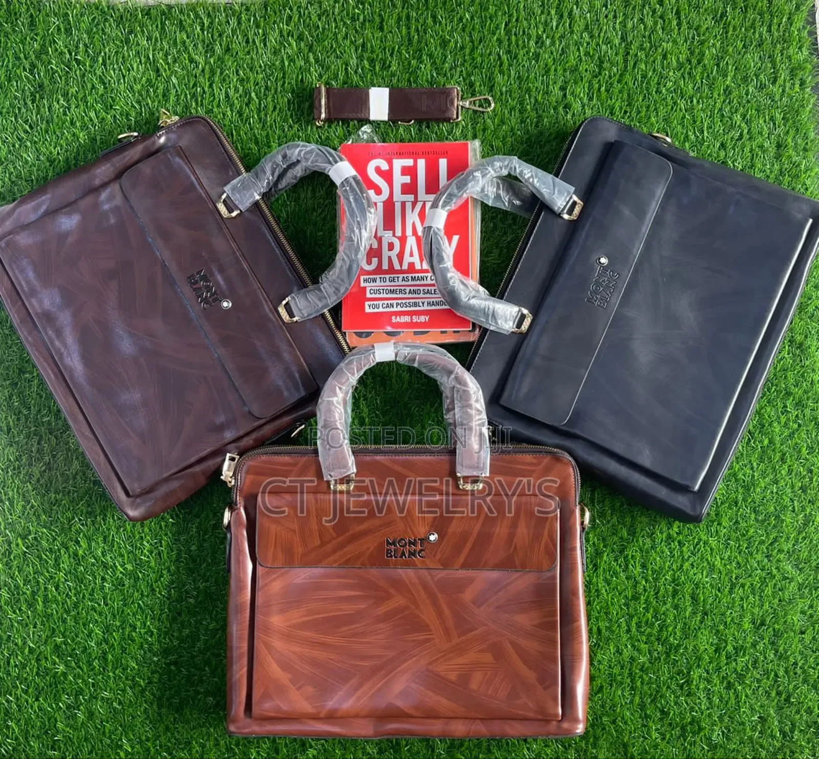 MONT BLANC Office Bag Fashion for Men's
