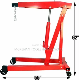 2 Ton 6000 Lb Heavy Duty Engine Hoist Cherry Picker Shop