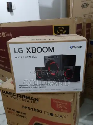 Energy-Efficient Audio System (LG XBOOM, 40watt AUD72B)