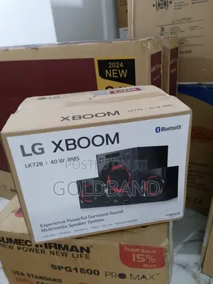 Very Clean 40watt LG X Boom Audio System "AUD72B"