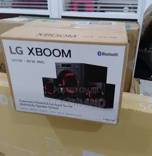 User-Friendly LG X BOOM Audio System (40watt AUD72B)
