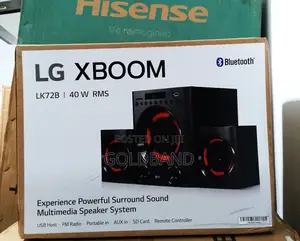 User-Friendly LG X BOOM Audio System (40watt AUD72B)