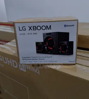 Eazy-to-Connect 40w LG X Boom Audio System (AUD72B)