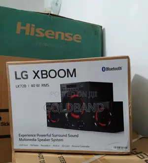 Eazy-to-Connect 40w LG X Boom Audio System (AUD72B)