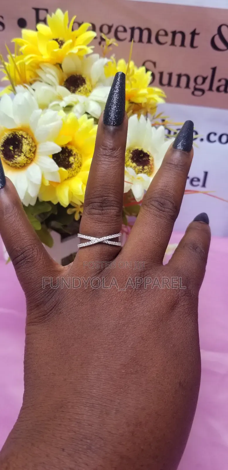 S925 Infinity Silver Engagement Ring