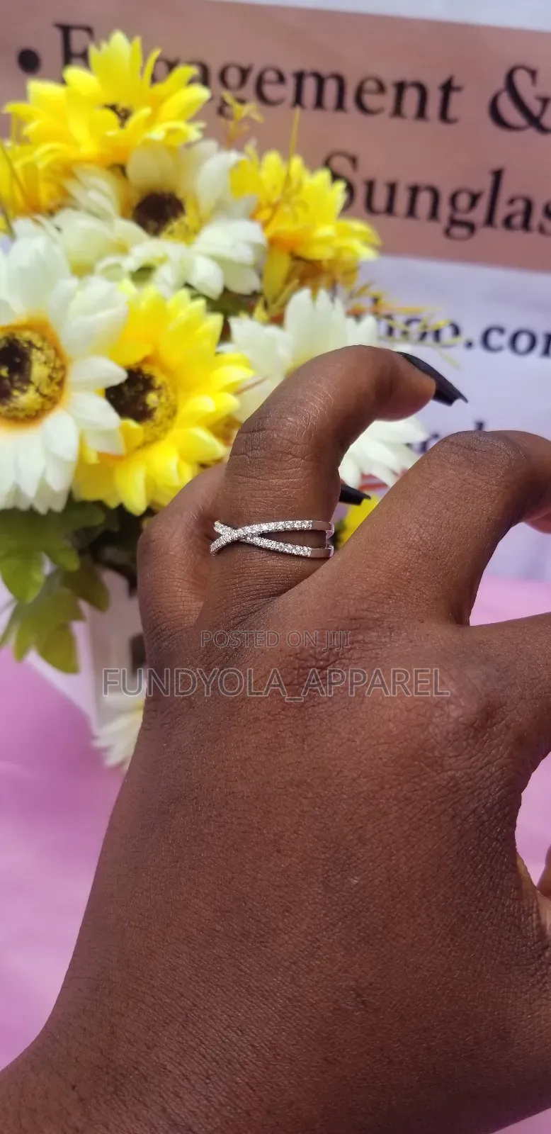 S925 Infinity Silver Engagement Ring