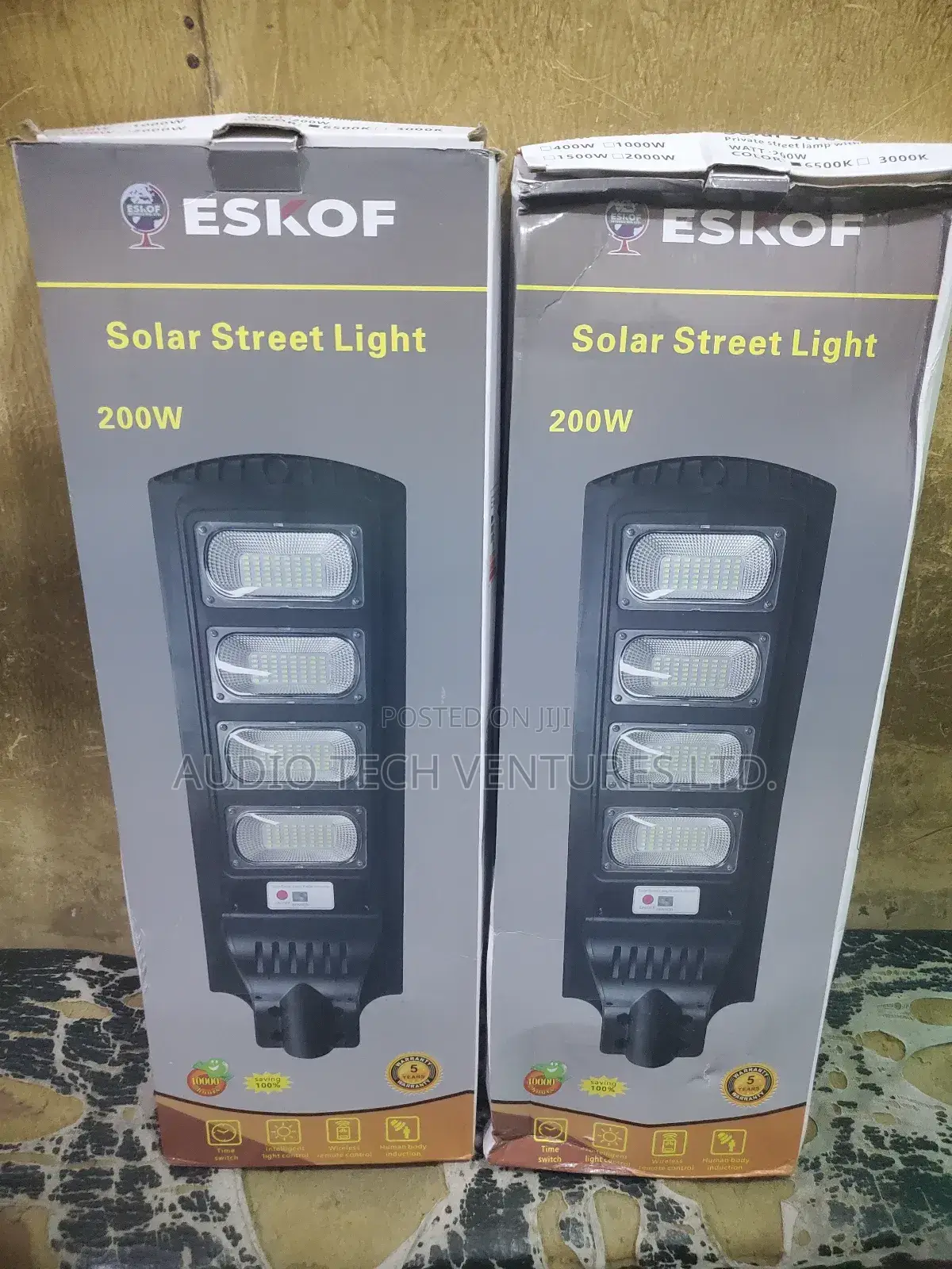 Eskof Solar Street Light 200W