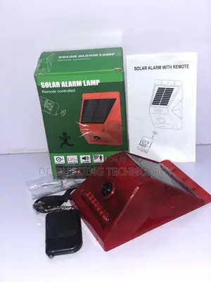 Solar Security Sensor Alarm With Remote Control
