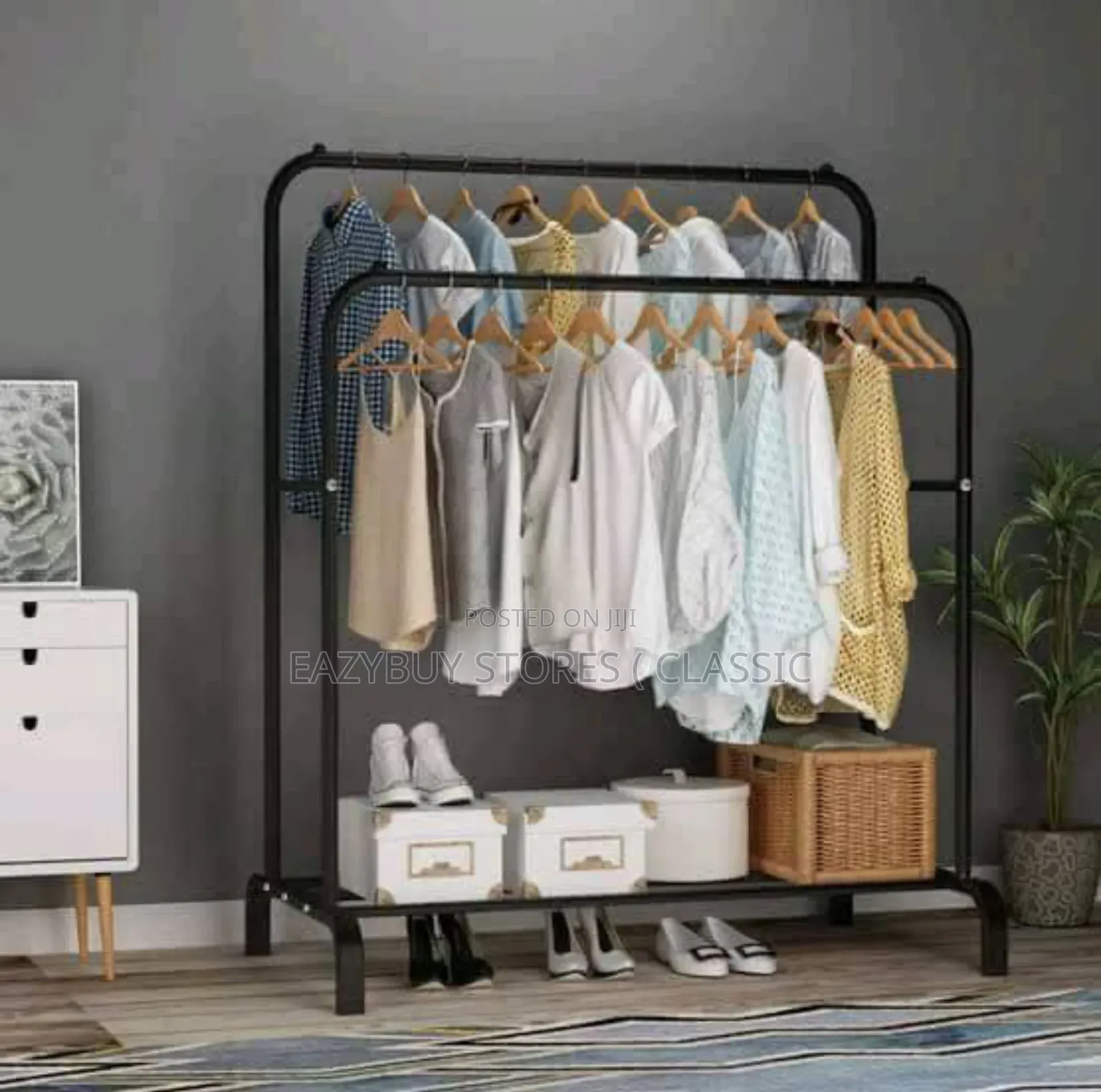 Double Pole Clothes Hanger