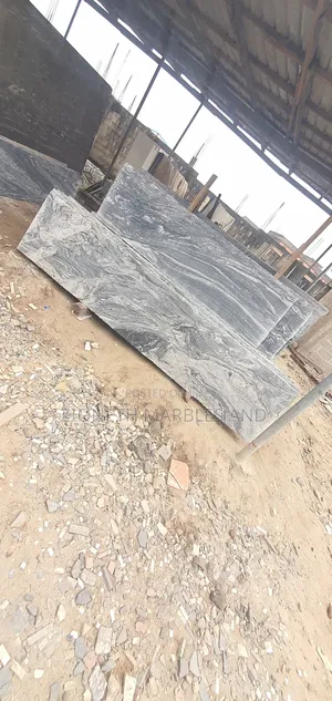 Nigerian Black Juprano Granite Slab