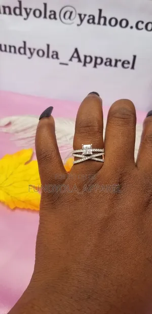 S925 Silver Bridal Wedding Ring