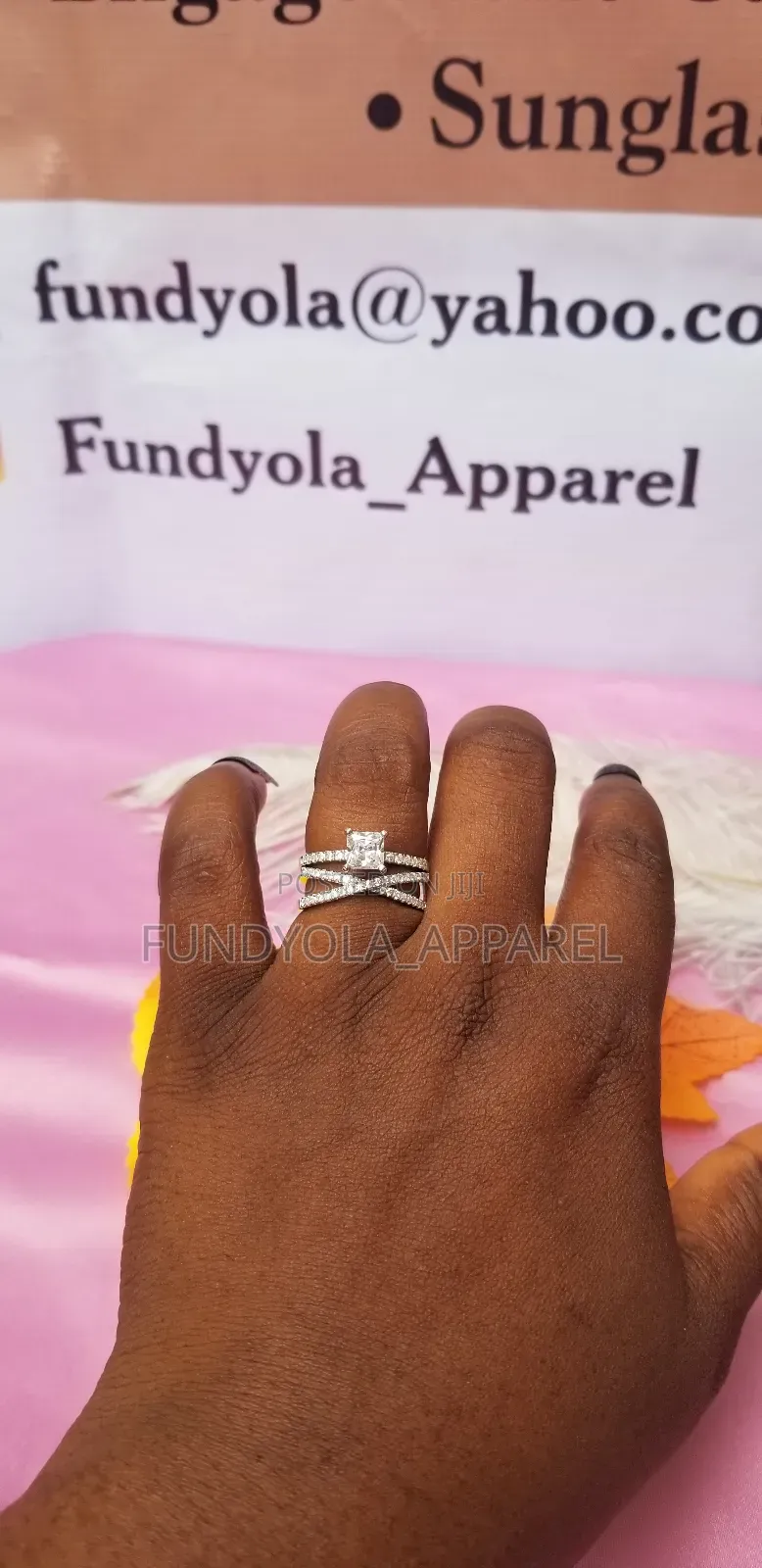 S925 Silver Bridal Wedding Ring