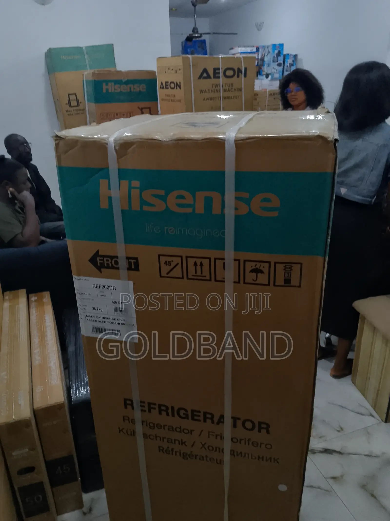 Authentic Double Door HISENSE Refrigerator (154L 200DR)