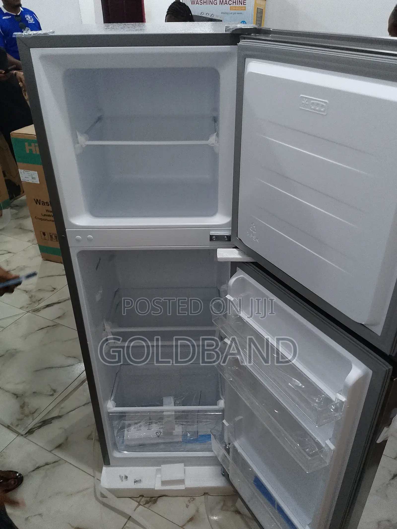 Authentic Double Door HISENSE Refrigerator (154L 200DR)