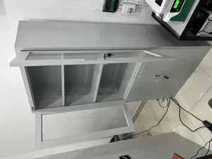 Office Metal Full Height Metal Cabinet With Glass