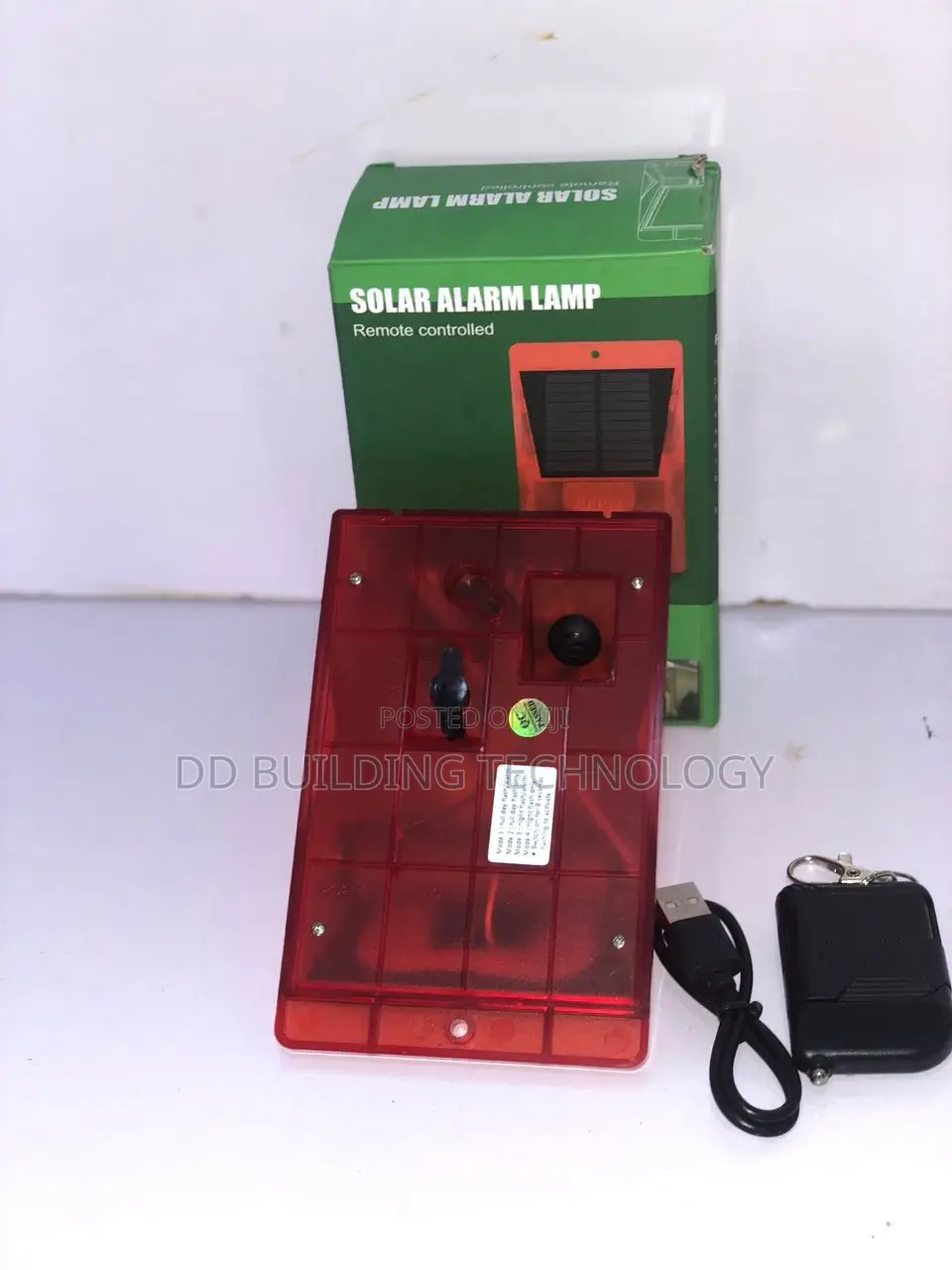 Solar Security Sensor Alarm With Remote Control