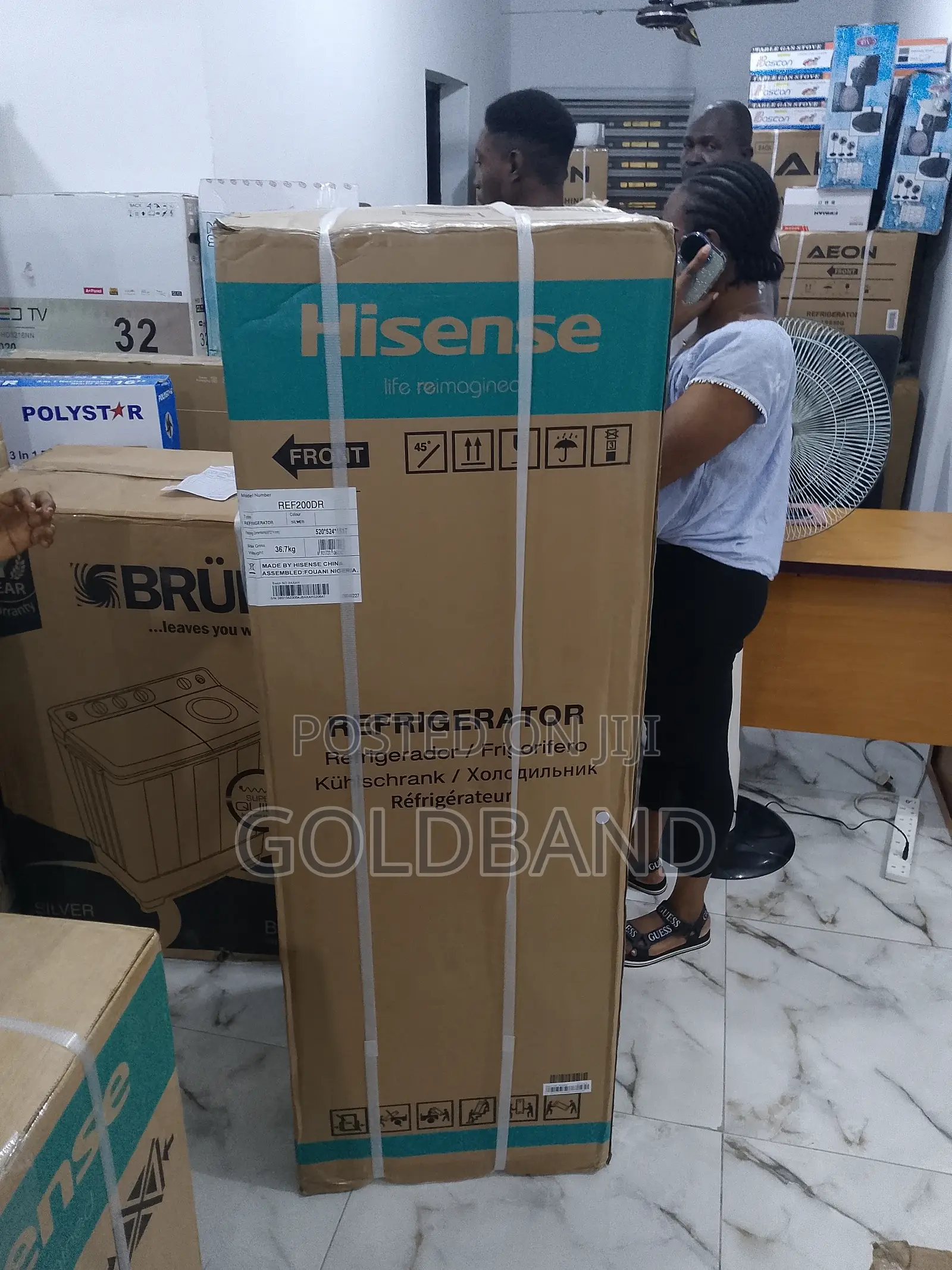 Very Clean Hisense Refrigerator "154L REF200DR"