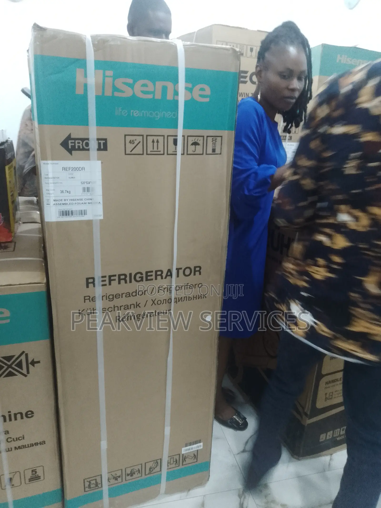 Quality Hisense200dr Double Door Top Freezer 154l Ref