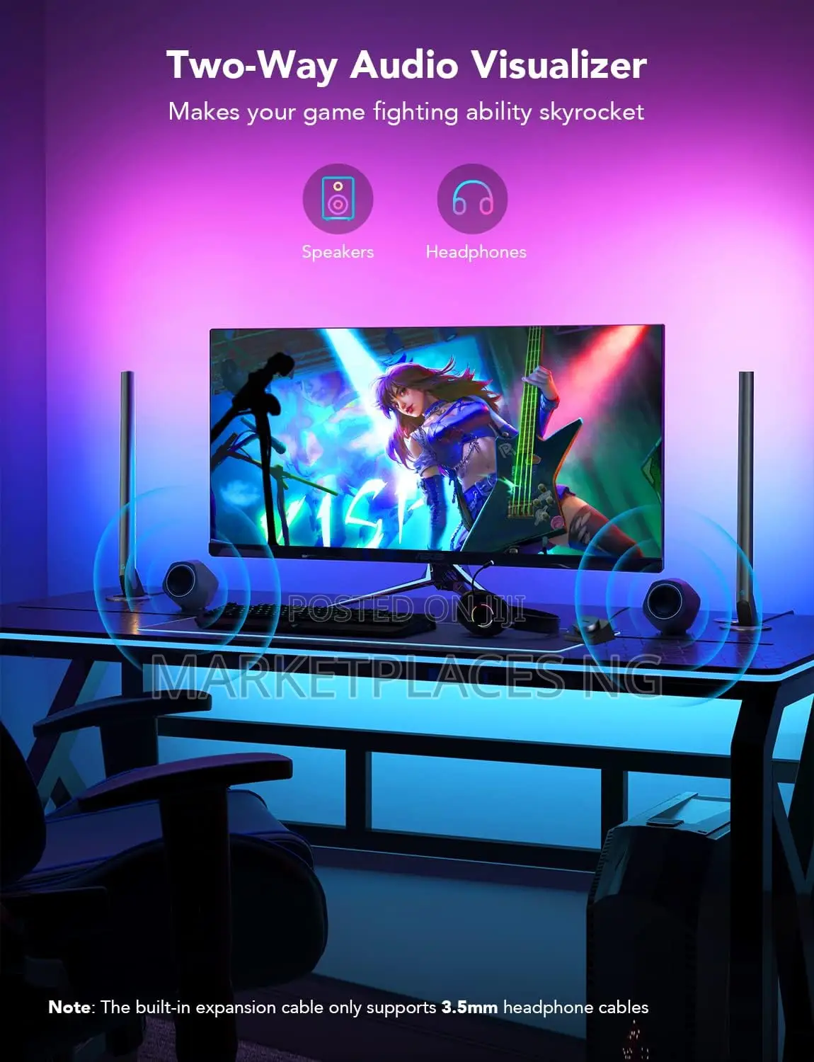 Govee RGBIC Gaming Light Bars- H6047