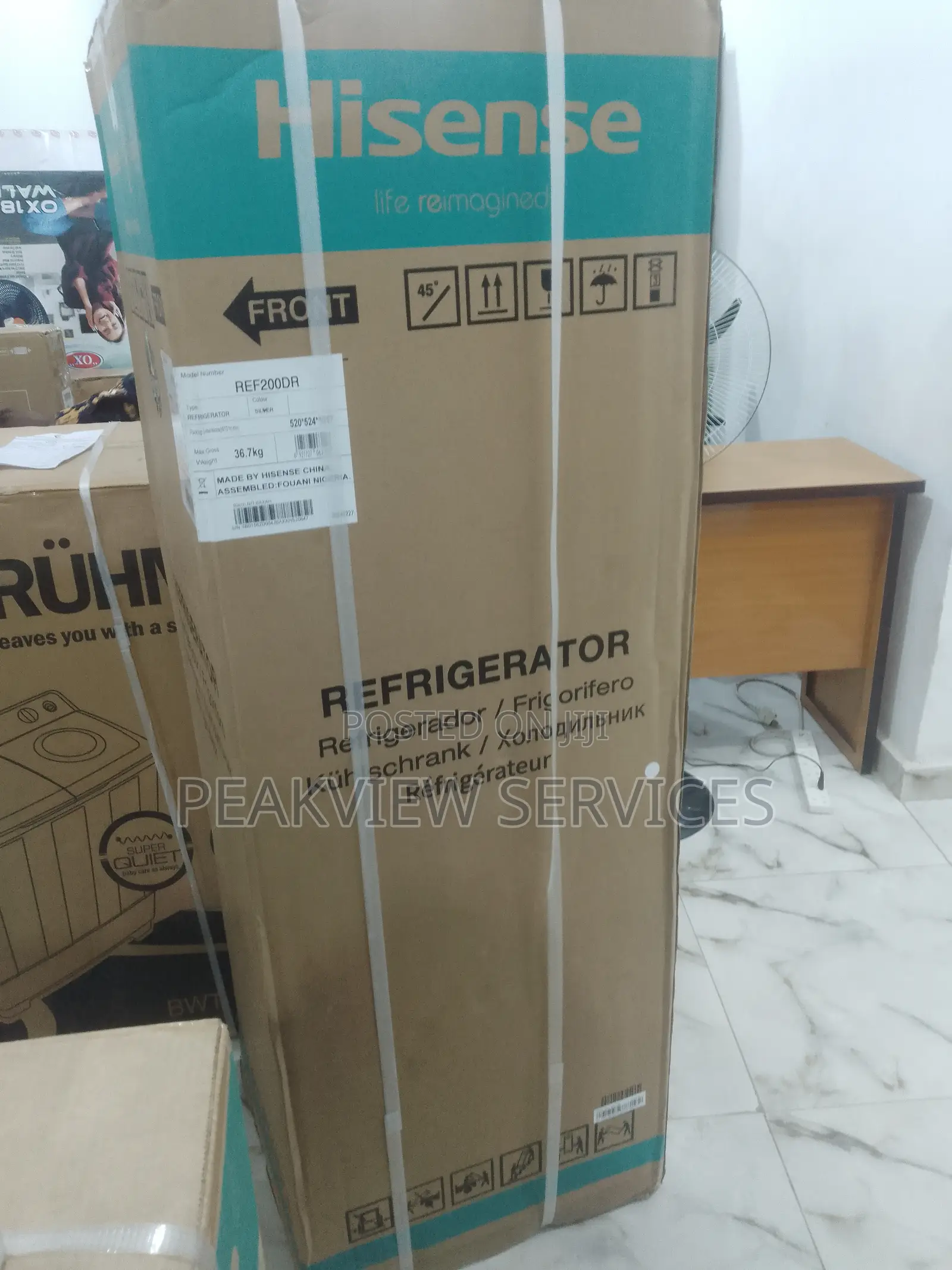 Fast Cooling Hisense200dr Double Door Top Freezer 154l Ref