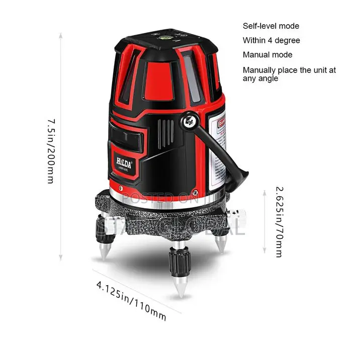 Laser Leveling: 5 Lines, 6 Points, 360° Perfection