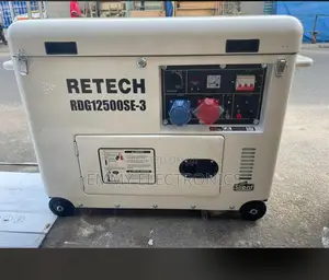 10.5kva Retech Three Phase Diesel Soundproof Gen With Ats.