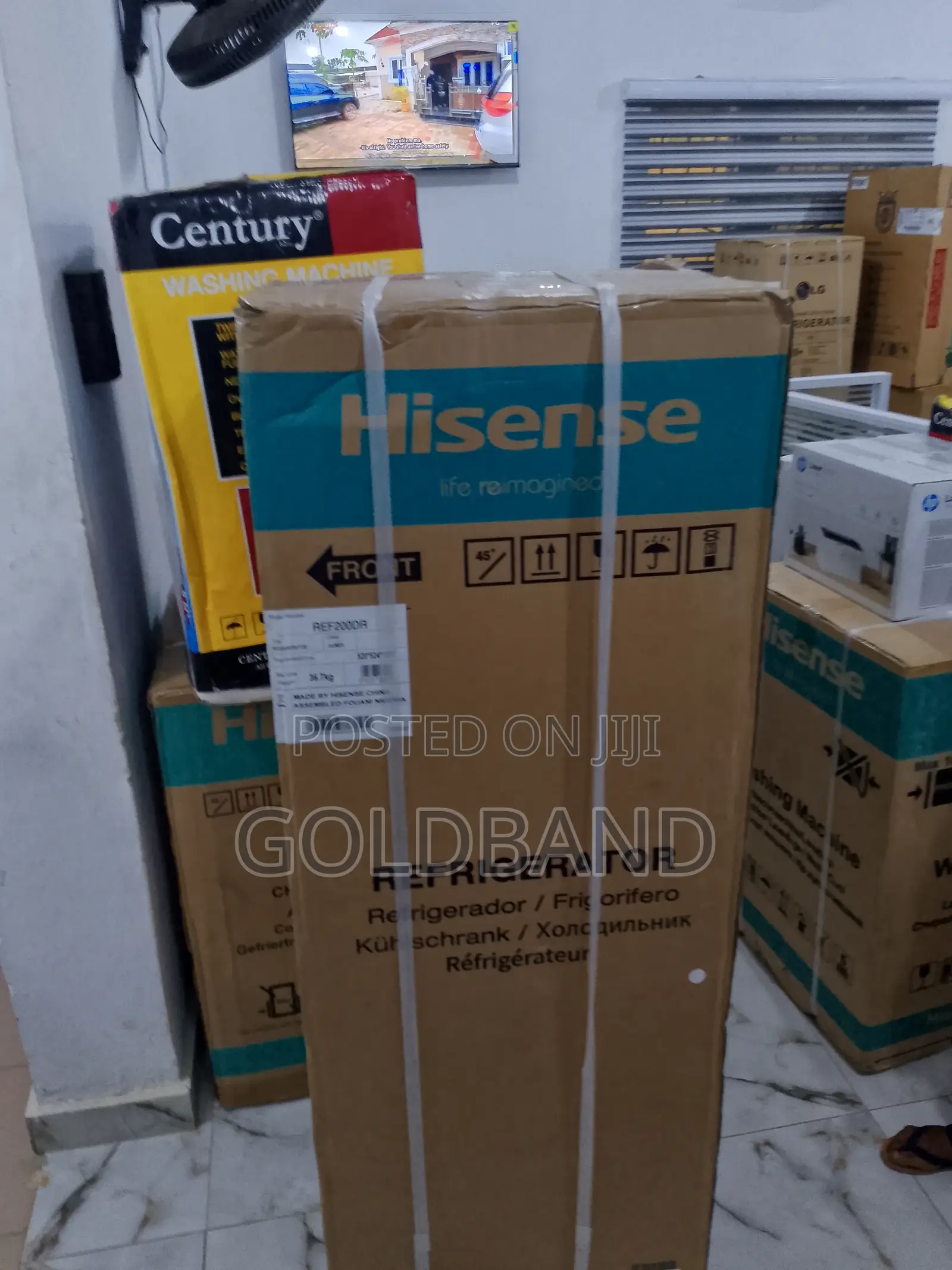 New-in-Stock Refrigerator (Hisense,154L REF200DR)