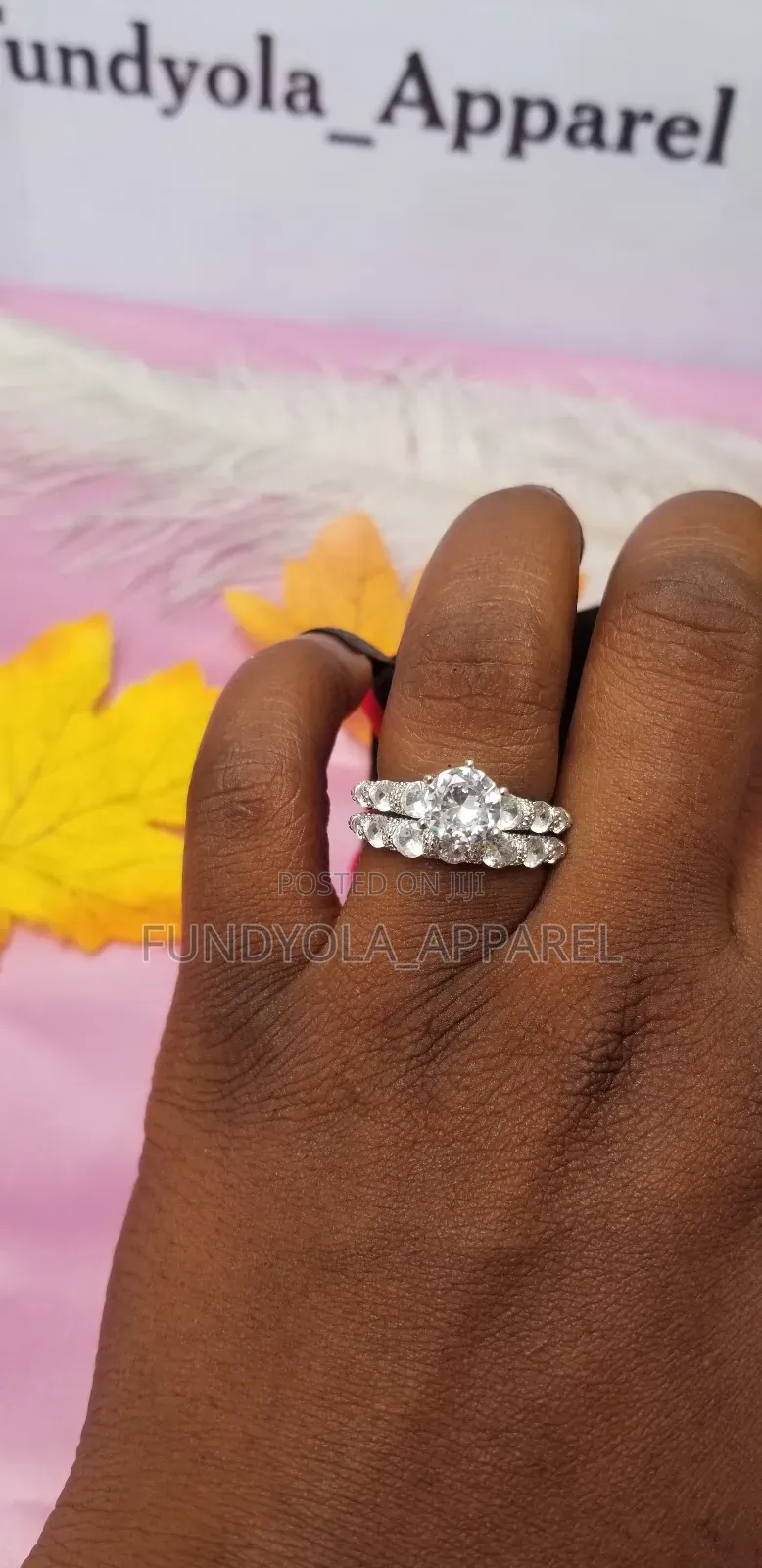 S925 Square Sterling Silver Bridal Wedding Ring