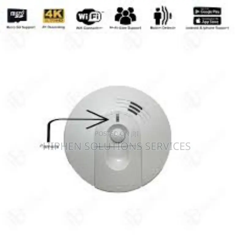Working Spy Camera Smoke Detector