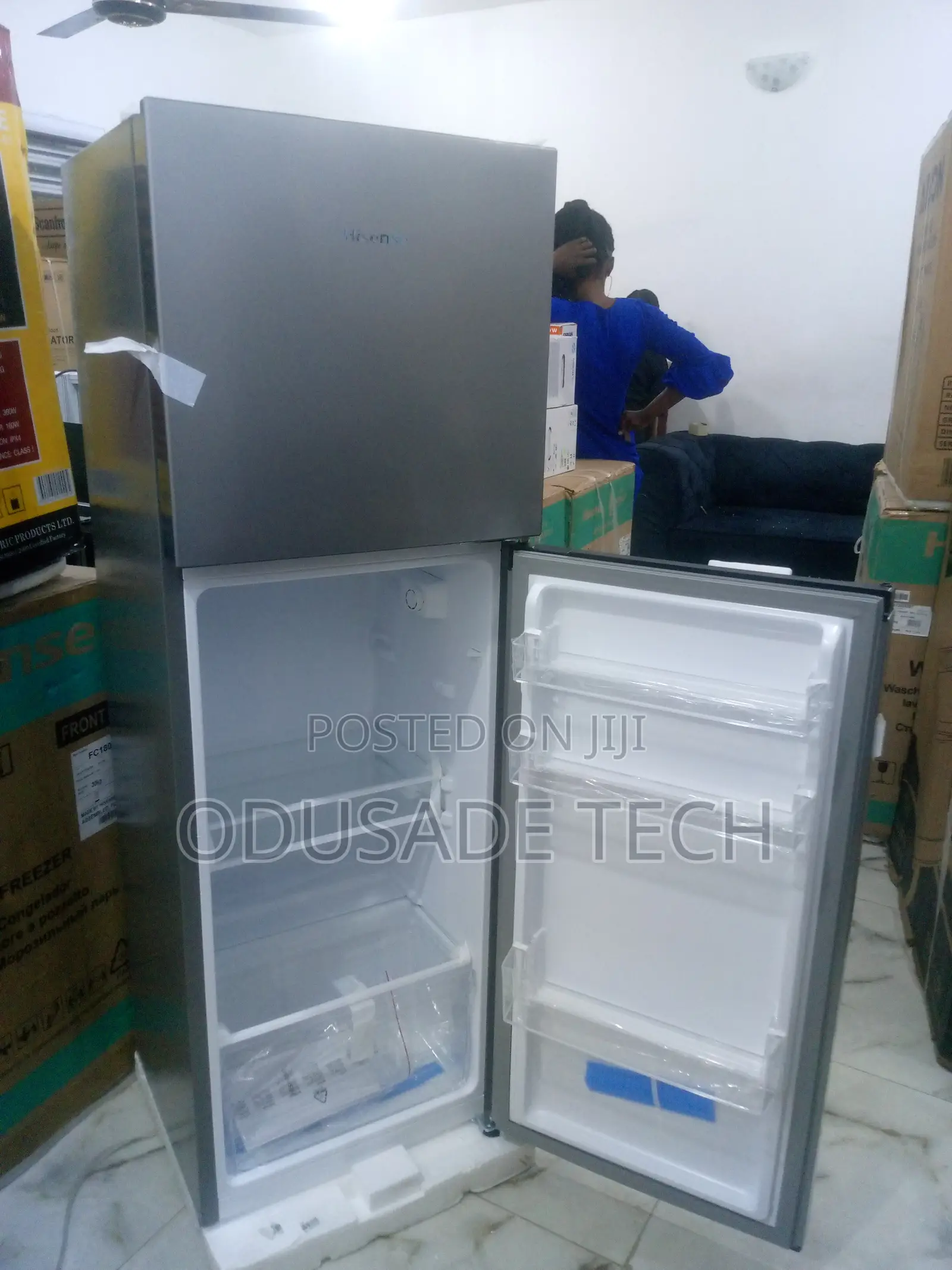 Unique Hisense 154L Double Door Refrigerator REF200DR