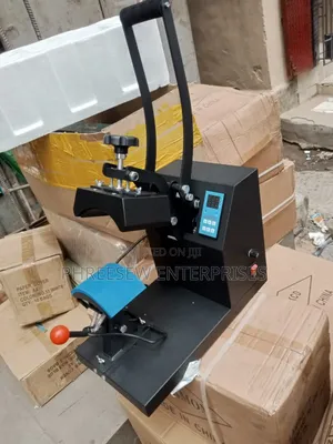 Cap Heat Presser Machine.