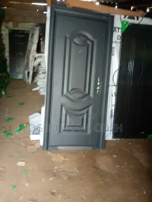 Black Security Single Doors