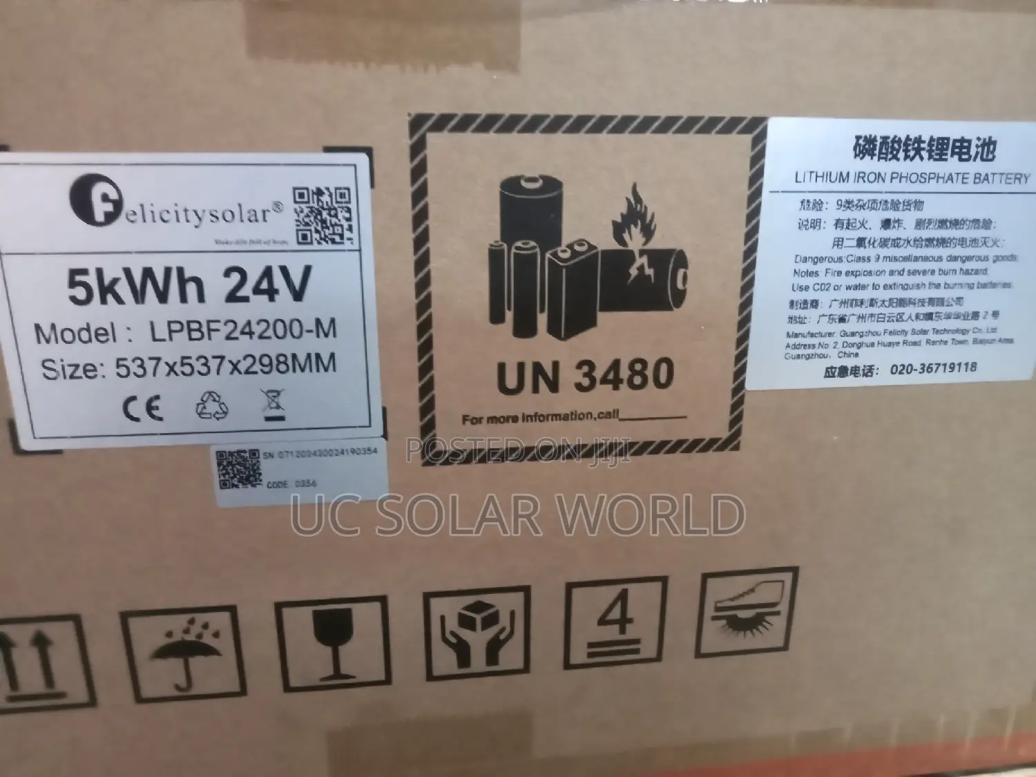 Felicity 5kwh 24v Lithium Battery