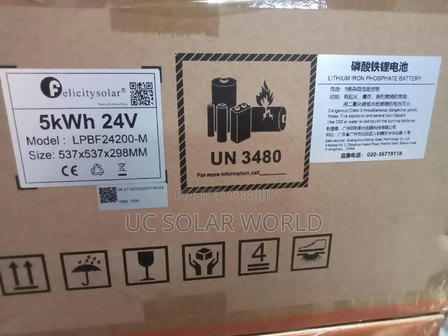 Felicity 5kwh 24v Lithium Battery