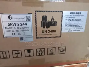 Felicity 5kwh 24v Lithium Battery