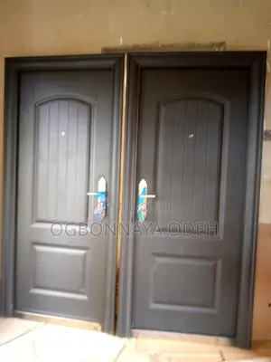 Black Security Single Doors