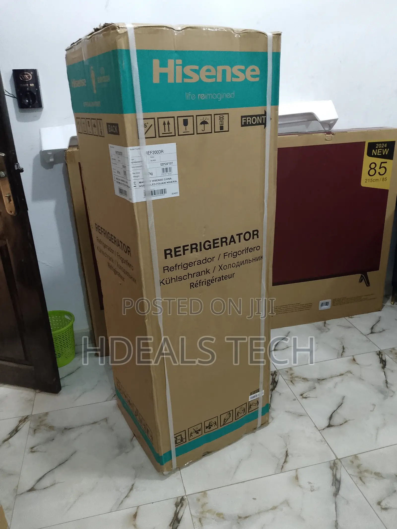 Standard Hisense Refrigerator Double Door 154 Litres