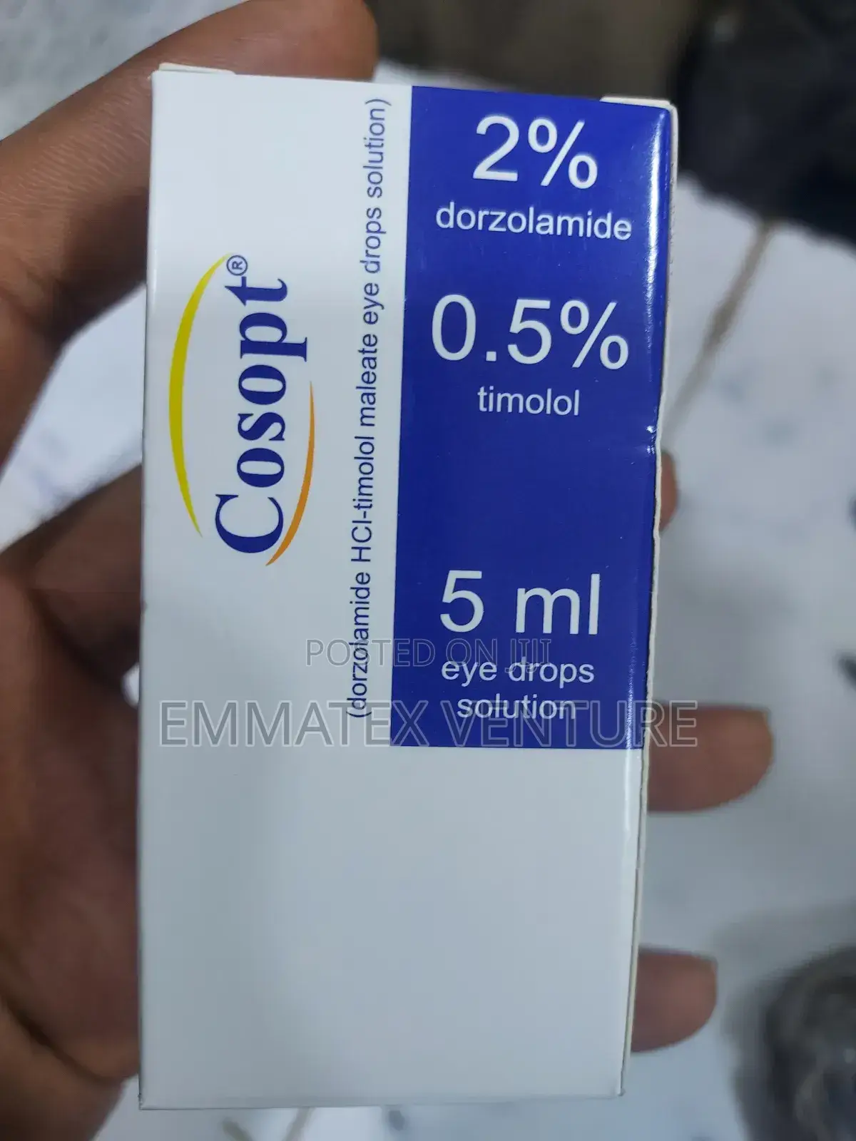 Cosopt (Dorzolamide Hydrochloride-timolol Maleate)
