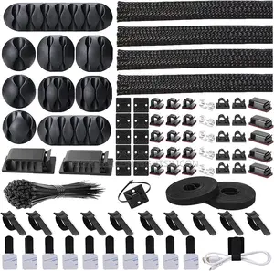 USA Cord Management Organizer Kit 4 Cable Sleeve Split