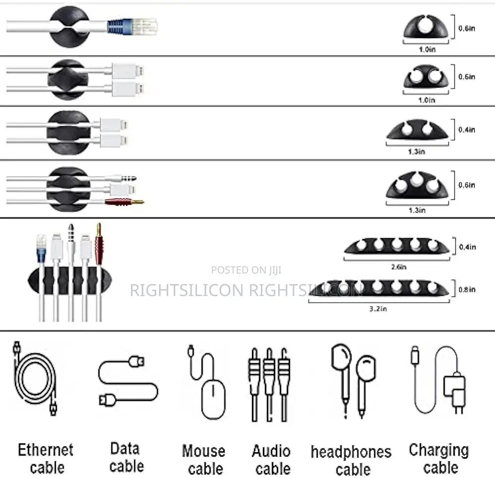 USA Cord Management Organizer Kit 4 Cable Sleeve Split