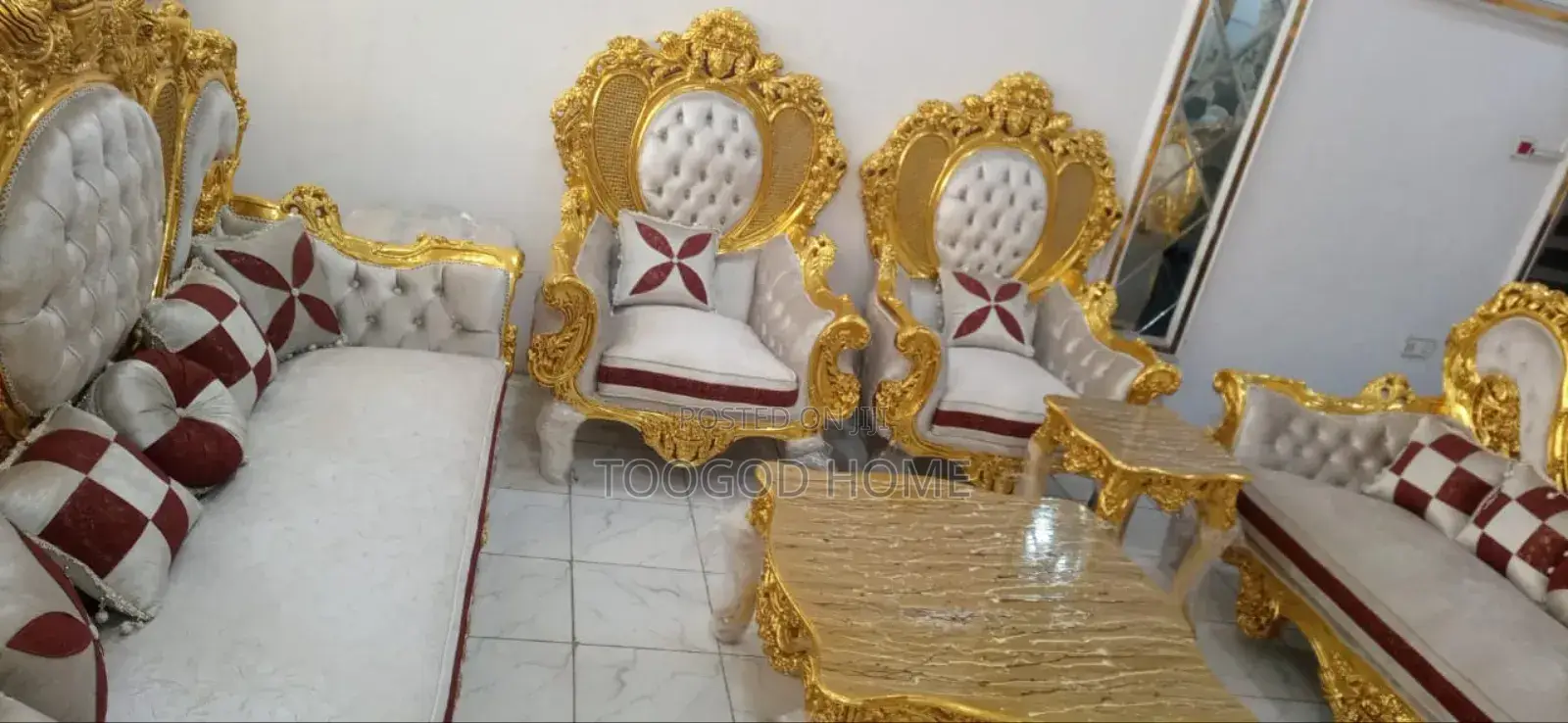 Turkey Imported Luxury Sofa's Chairs