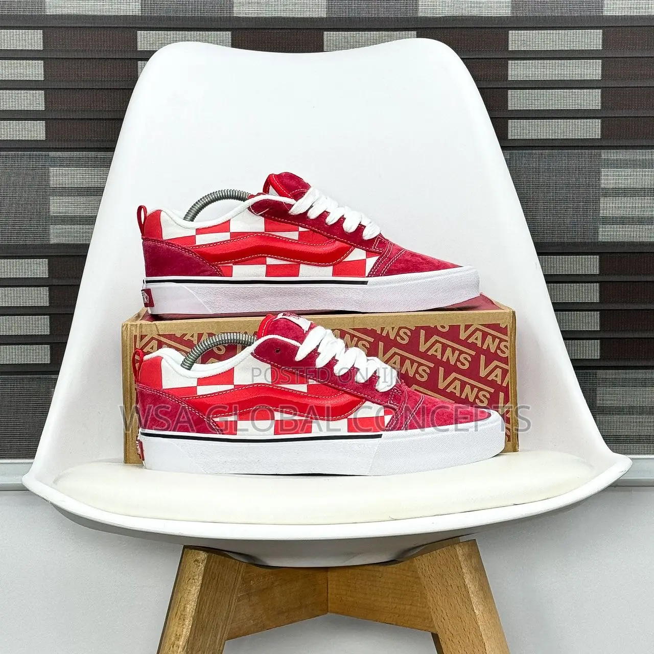 Ans Knu Skool “Mega Check - Red