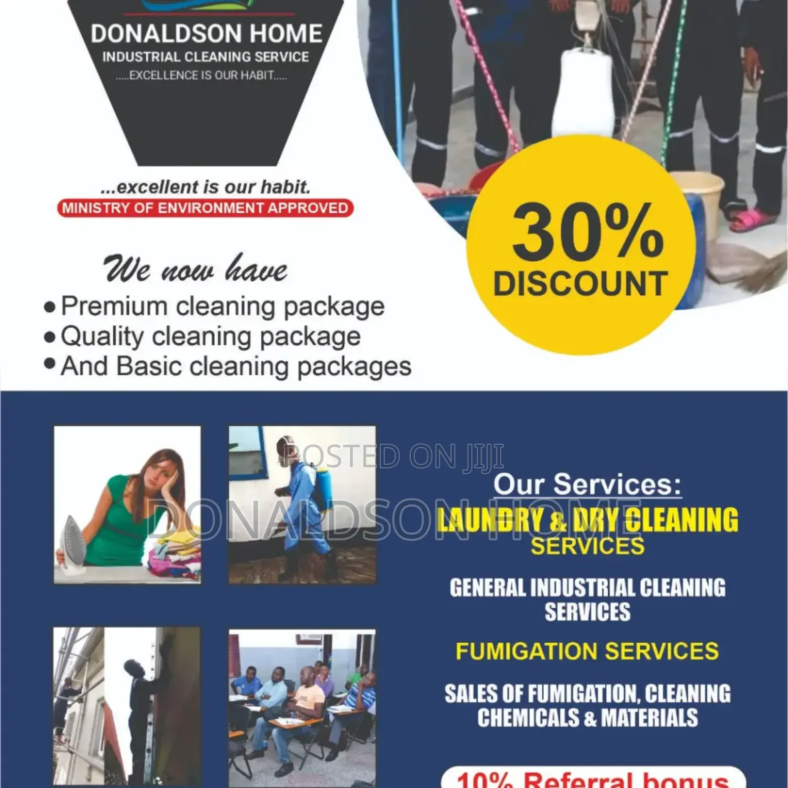 Industrial Cleaning and Interior Decorations Services