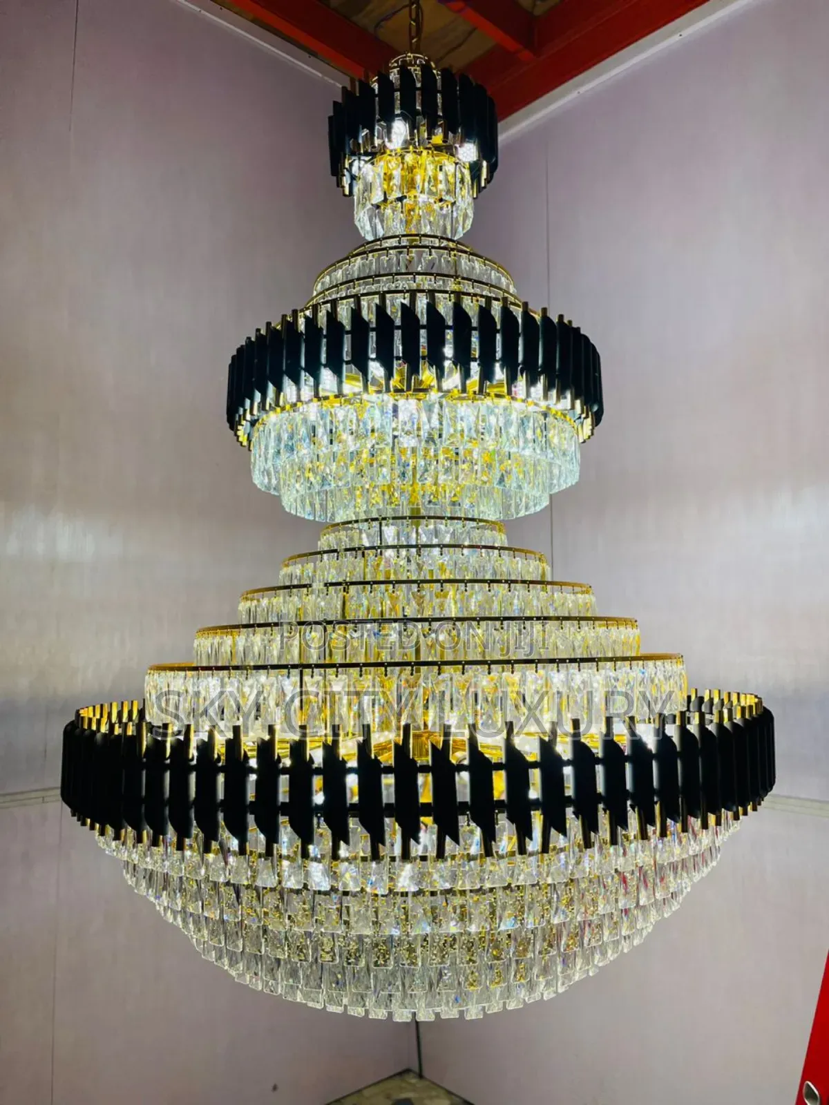 Led Crystal 1200mm Chandelier Light