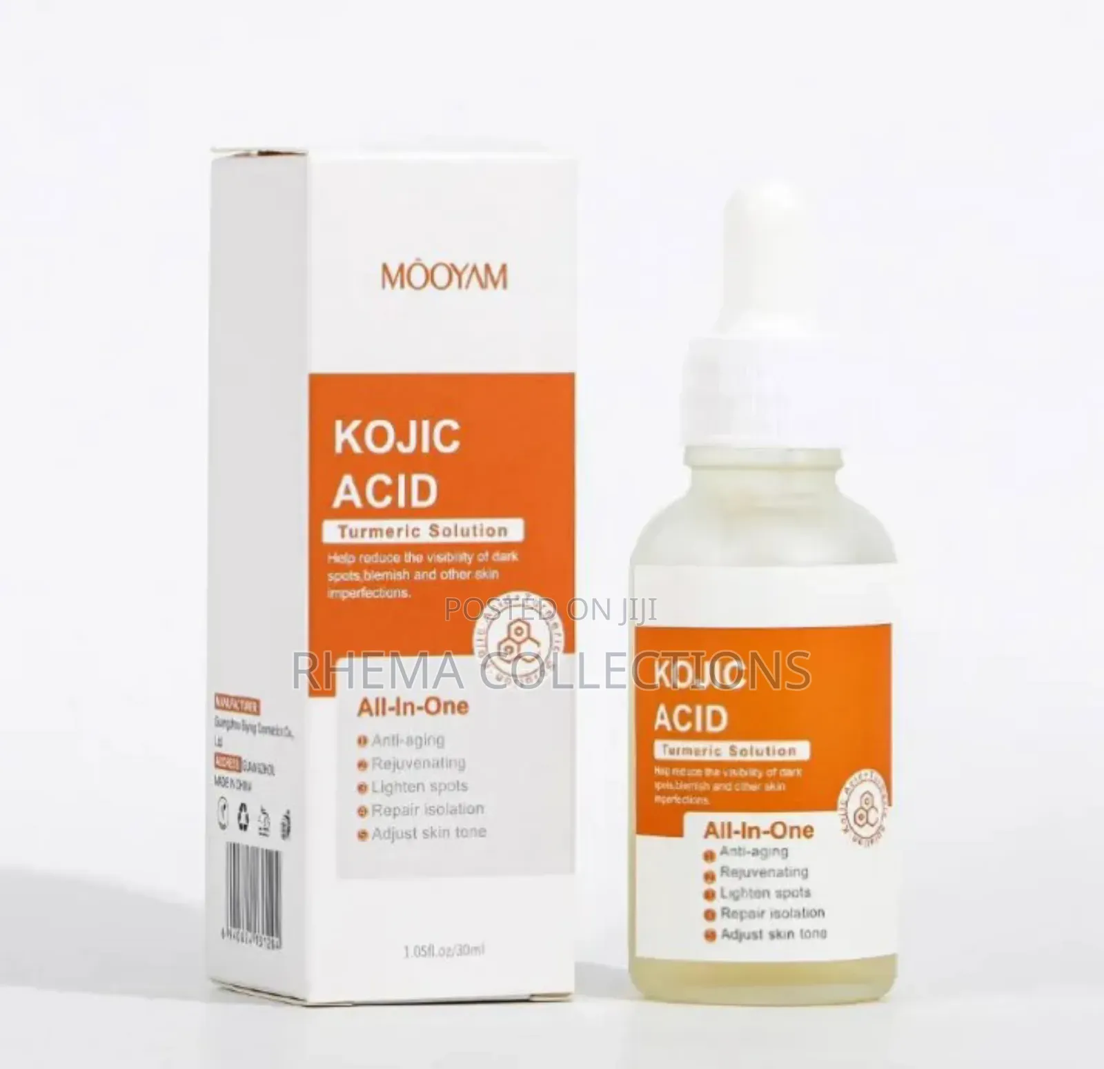 Kojic ACID and Turmeric Solution