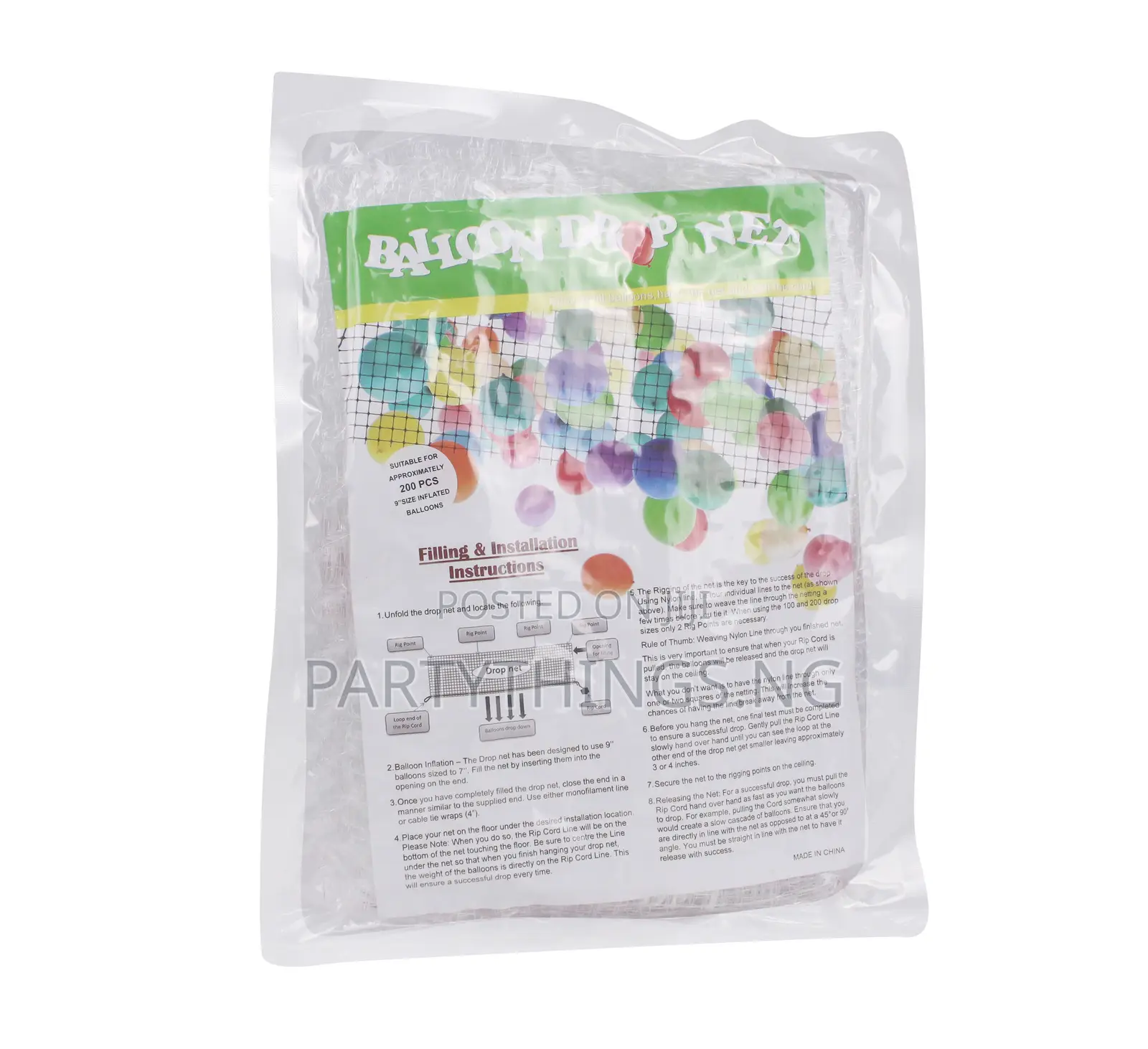 Balloon Release Nets