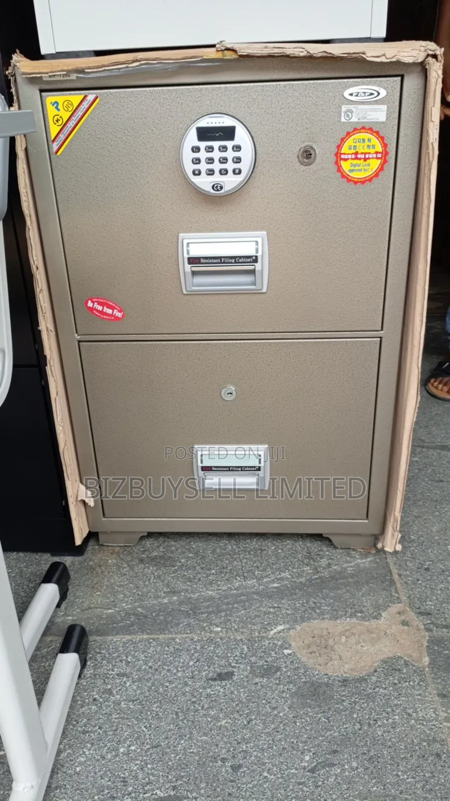 2 Drawers Digital Fireproof Safe, Free From Fire🔥.