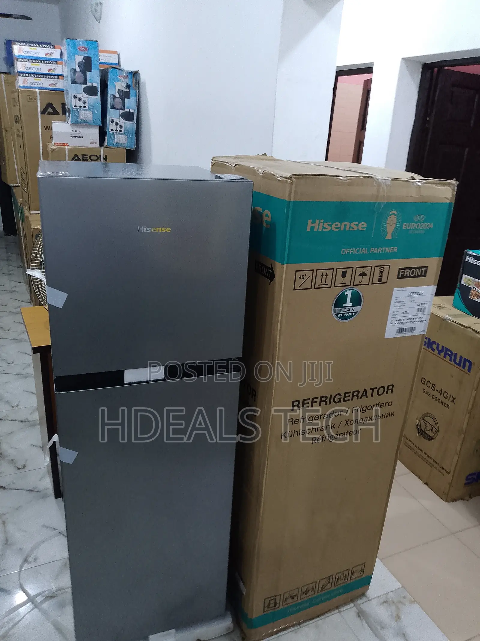 Hisense Double Door Refrigerator – REF200DR – 154L